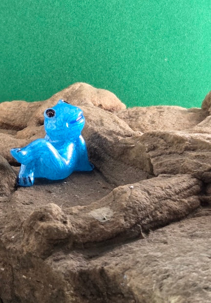 005 Harlequin Dart Frog "Blue"