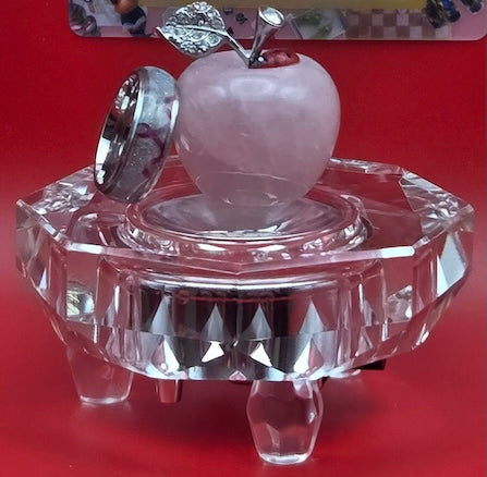 1082 White Epoxy Resin with Pink Ribbon, Size 9