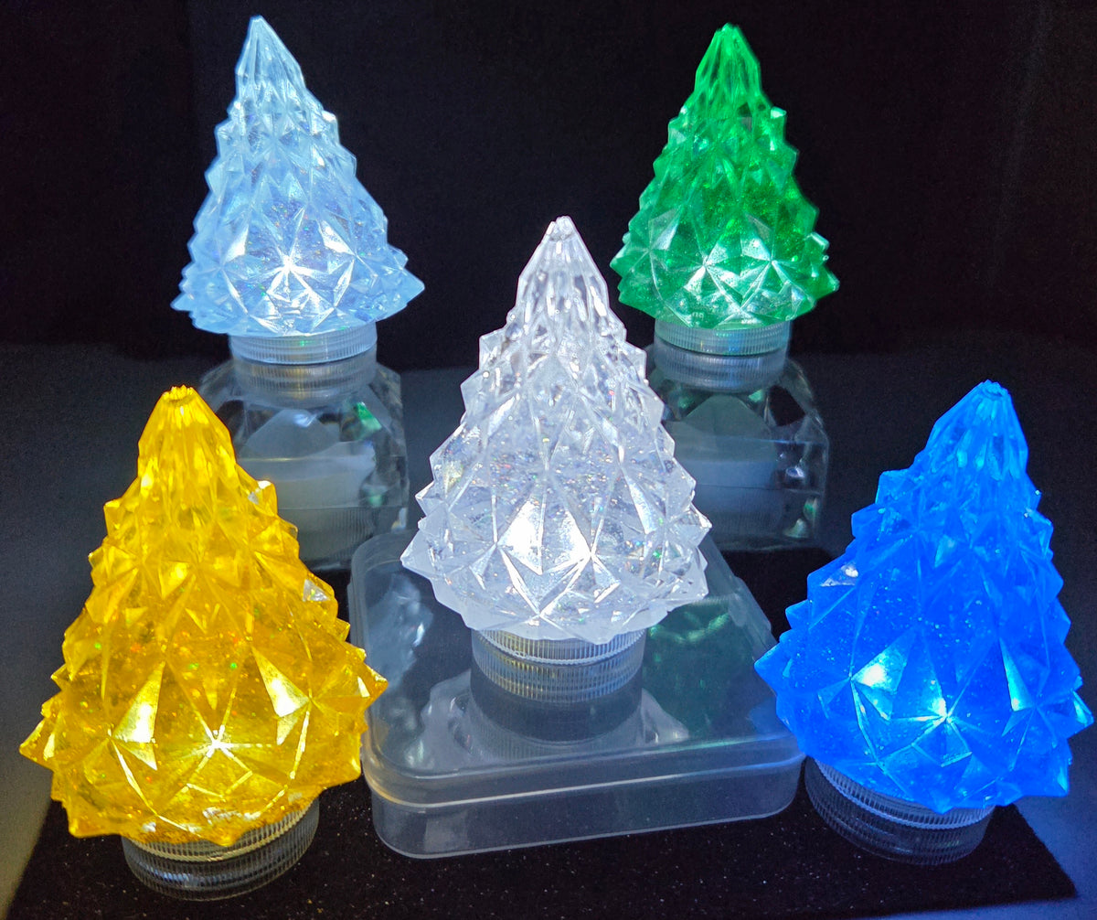 1246 (mini) Lighted Christmas Trees